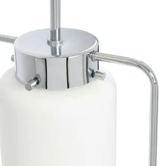 Hello Honey&reg; Robert Stevenson Lighting Ezra Metal & Frosted Glass Convertible Ceiling Light Chrome {8}