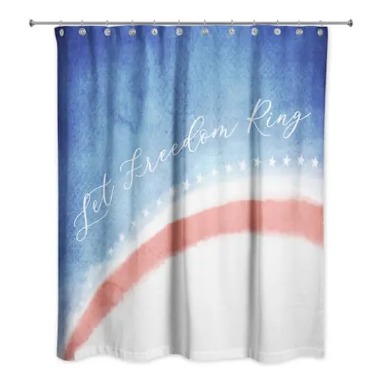 Let Freedom Ring Shower Curtain {1}