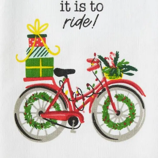 DII&reg; Holidays On Wheels Printed Dishtowel Set {8}