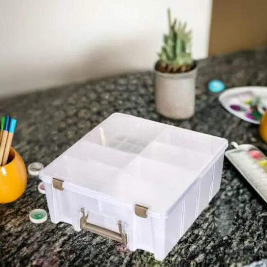 ArtBin® Double Deep With Accessory Tray & Dividers Super Satchel Box {1}