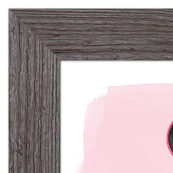 Live Simple Love Chocolate Western Gray Framed Print {4}