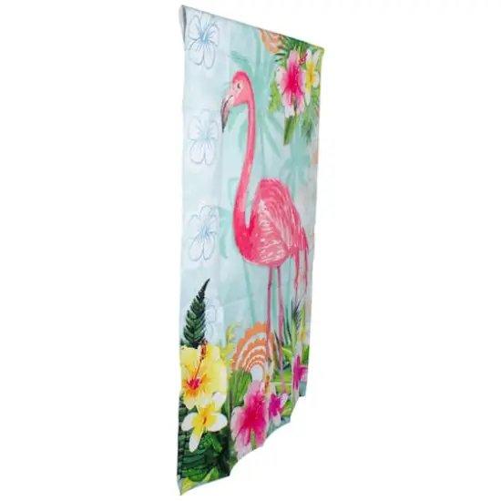 Tropical Flamingo Spring Outdoor House Flag {5}