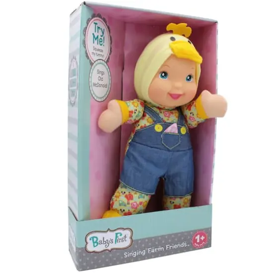 Goldberger Baby's First® Singing Farm Friends™ Baby Doll with Duck Outfit {5}