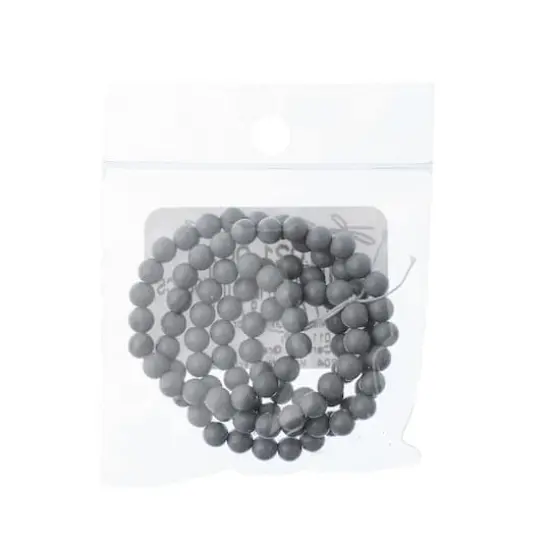 Preciosa Gemcolor Ceramic Gray Pearl Maxima Beads, 100ct. {3}