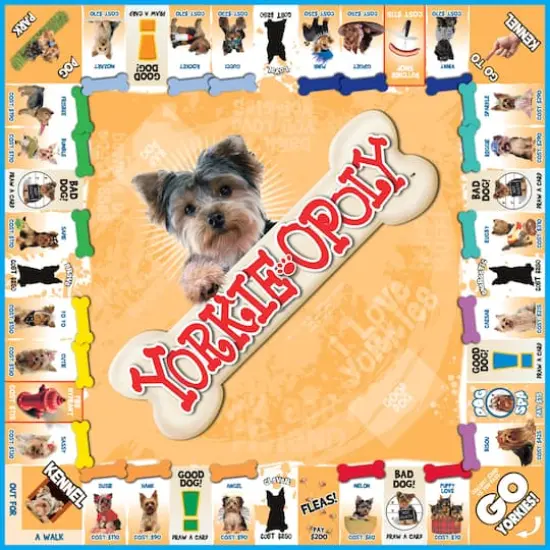 Late For The Sky Yorkie-Opoly&trade; Board Game {5}