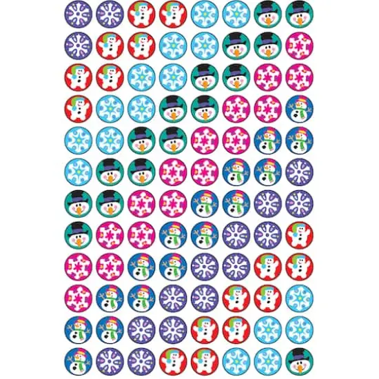 Trend Enterprises® superSpots® Winter Joys Stickers, 6 Packs of 800ct. {3}