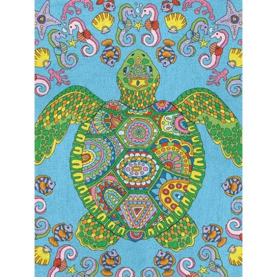 PencilWorks&trade; Colorful Turtle Color by Number Kit {3}