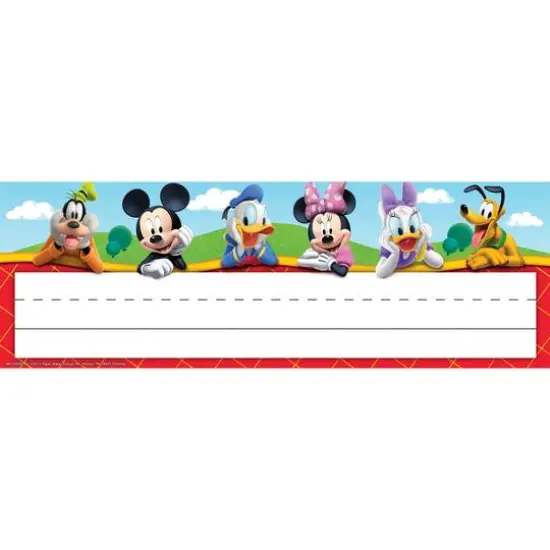 Eureka&reg; Mickey Mouse Clubhouse&reg; Self-Adhesive Name Plates, 3 Packs of 36 {3}