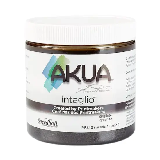 Akua&reg; Intaglio&reg; Ink, 8oz. Graphite Gray {1}