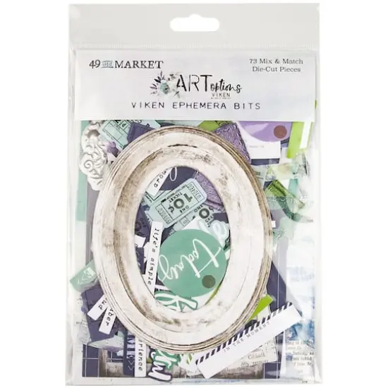49 and Market ARToptions Viken Cardstock Ephemera Bits {1}