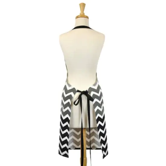 DII&reg; Chevron Apron Black {7}