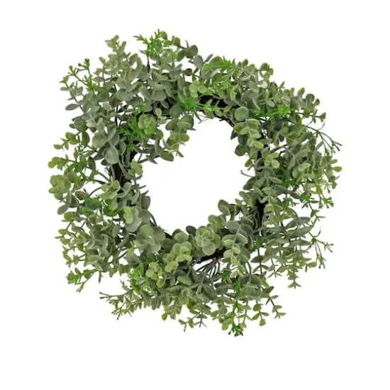 14" Spring Eucalyptus Table Wreath {1}