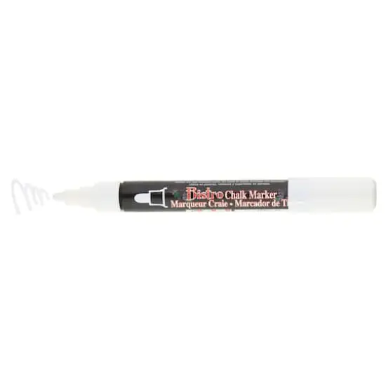 Marvy&reg; Uchida Bistro Broad Chalk Marker White {4}