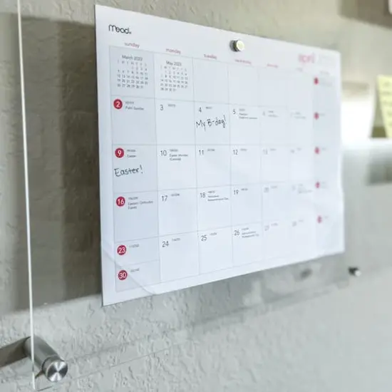 Wexel Art Single Panel Clear Acrylic Floating Wall Frame & Magnets with Silver Hardware {11}