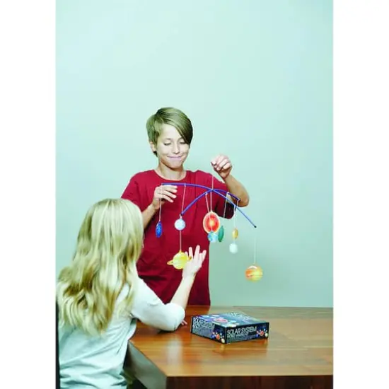 4M Glow-in-the-Dark Solar System Mobile Making Kit {5}