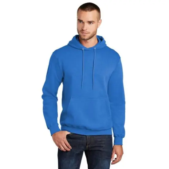 Port & Company&reg; Tall Core Fleece Pullover Hooded Sweatshirt Royal {3}