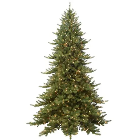 7.5ft. Pre-Lit Royal Majestic Fraser Fir Artificial Christmas Tree, Clear Lights {1}