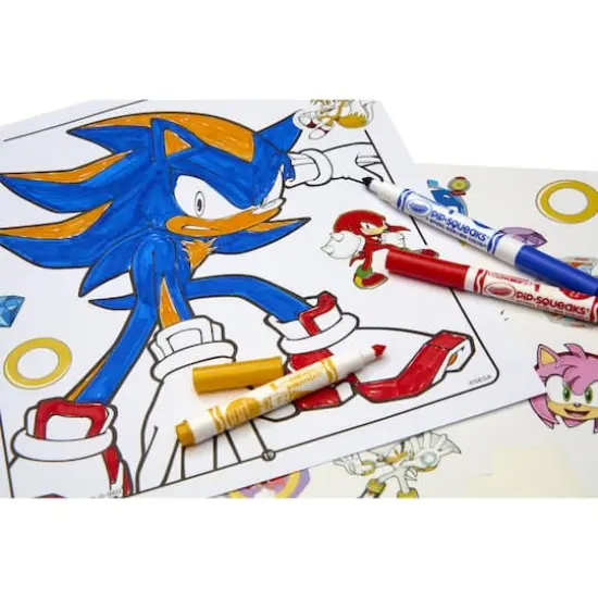 Crayola&reg; Sonic&trade; Color & Sticker Activity Set with Pip-Squeaks&reg; Markers {6}