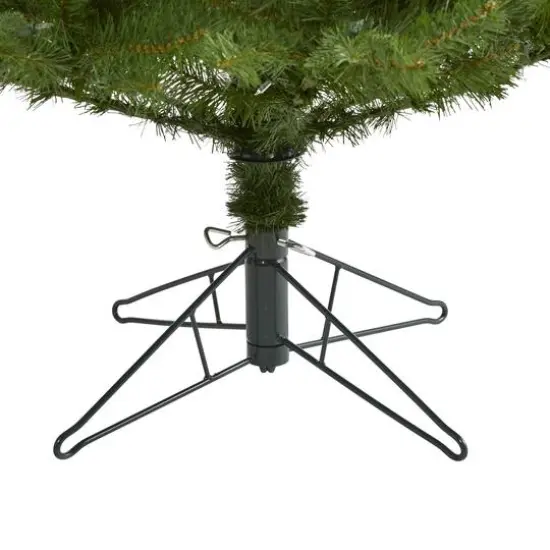 6.5ft. Pre-Lit Vancouver Spruce Artificial Christmas Tree, Warm White LED Lights {6}