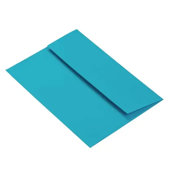 JAM Paper 3.5" x 5" A1 Colored Invitation Envelopes, 50ct. Blue {5}