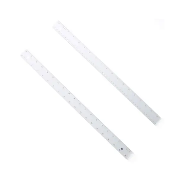 Alumicolor&reg; Straightedge Ruler with Center Finding Back {1}