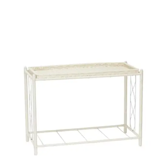 Household Essentials Raised Plant Stand White {5}