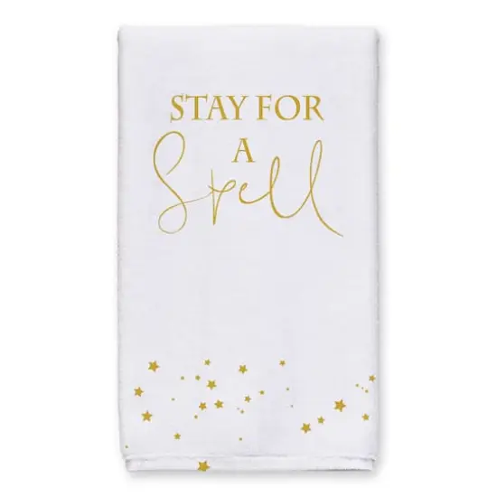 Stay For A Spell Tea Towel Set {3}