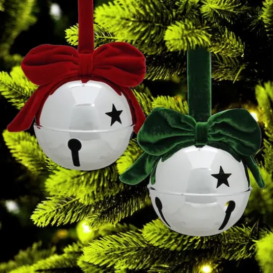 Metal Bell with Bow by Ashland&reg; Red {5}