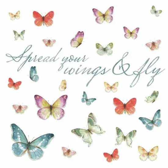 RoomMates Butterfly Wings Peel & Stick Giant Wall Decals {1}