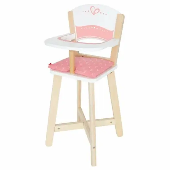 Hape Pink Heart Babydoll Highchair {6}