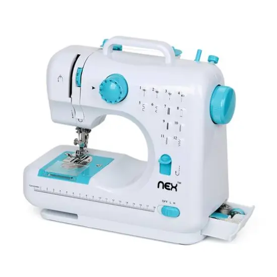 NEX&trade; Indigo Blue Modern Crafting Sewing Machine with 12 Built-In Stitches {3}