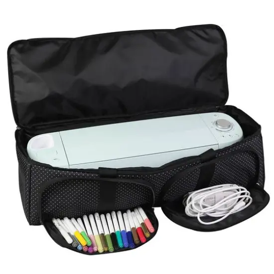 Everything Mary Black Polka Dot Die-Cut Machine Carrying Case {4}