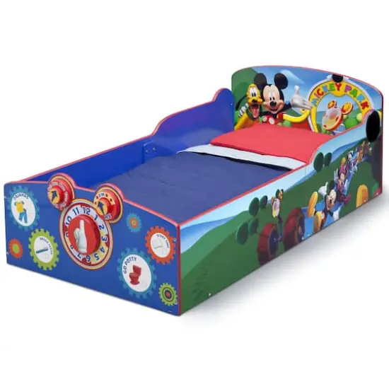 Disney&reg; Mickey Mouse Interactive Wood Toddler Bed {4}