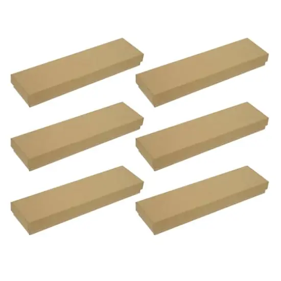Kraft Necklace Boxes by Bead Landing&trade;, 6ct. {1}