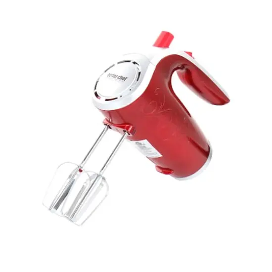 Better Chef Red 5-Speed Electric Hand Mixer {1}