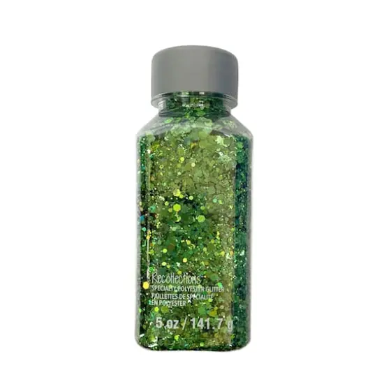 Glitzy Mix Specialty Polyester Glitter by Recollections&trade;Shamrock {1}