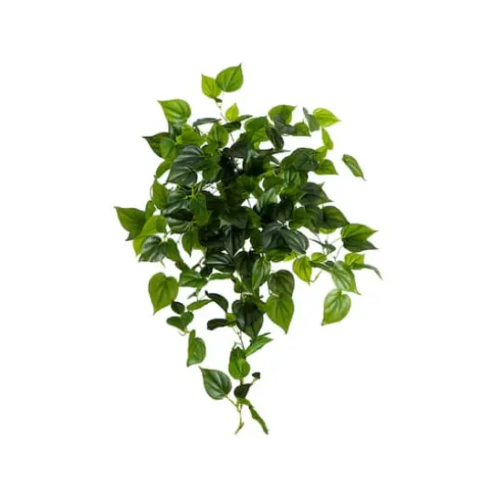 32" UV Resistant Artificial Philodendron Hanging Plant, 2ct. {5}