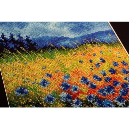 RTO Sky Blue Cornflowers Cross Stitch Kit {6}
