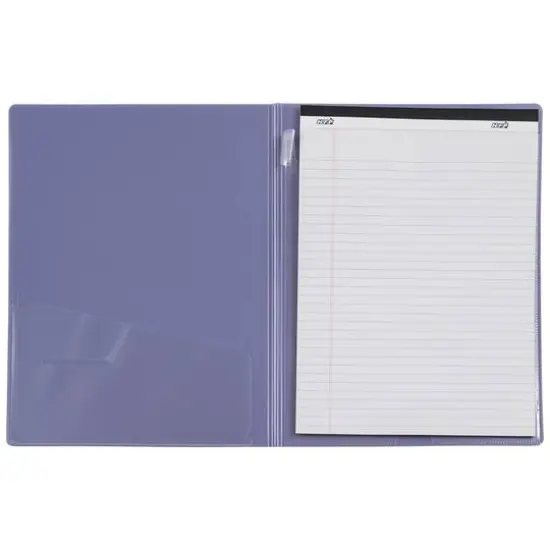 JAM Paper Plastic Padfolio Purple {1}