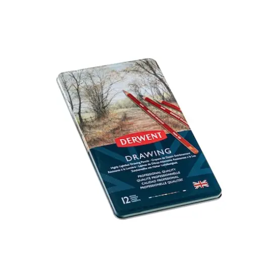 Derwent&reg; Drawing Pencil 12 Color Tin Set {10}