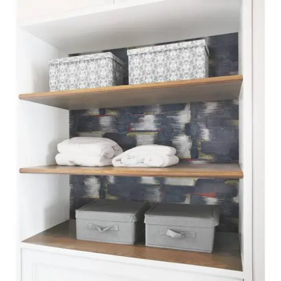 RoomMates Tamara Day Modern Ikat Peel & Stick WallpaperBlue {7}