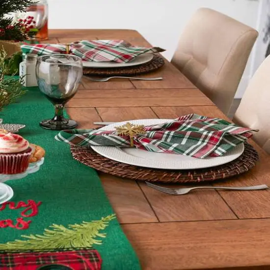 DII&reg; Yuletide Plaid Napkins, 6ct. {8}
