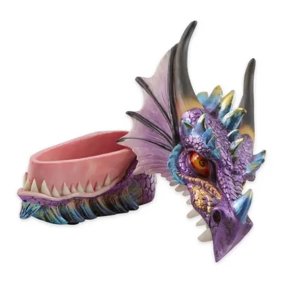 7.5" Dragon Head Treasure Box {4}