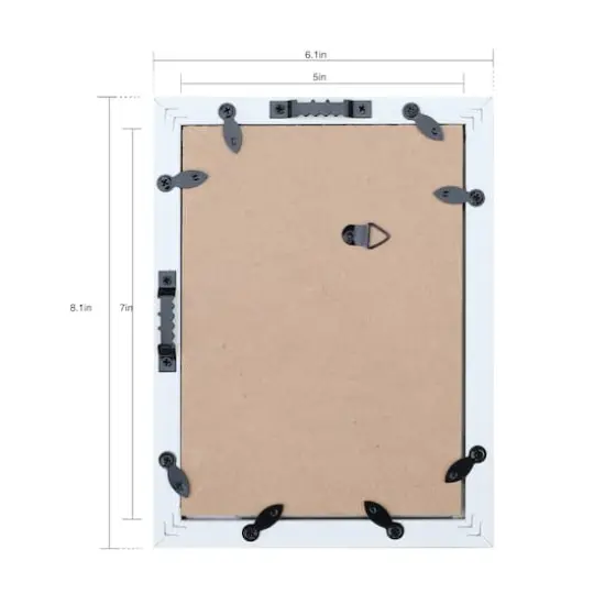 4 Pack 5" x 7" Natural Display Frame by Studio D&eacute;cor&reg; {4}