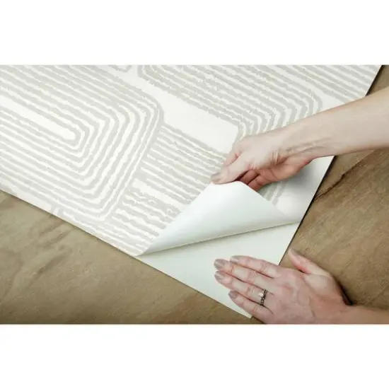 RoomMates Zulu Signature Peel & Stick Wallpaper White {11}