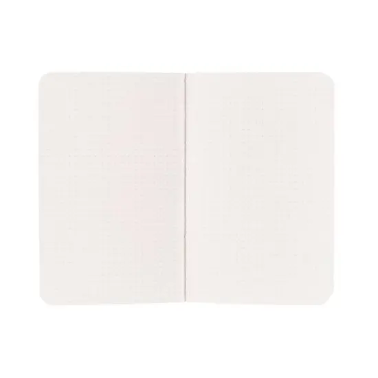 Fabriano&reg; Ecoqua Plus Dotted Fabric-Bound Notebook Gray {5}