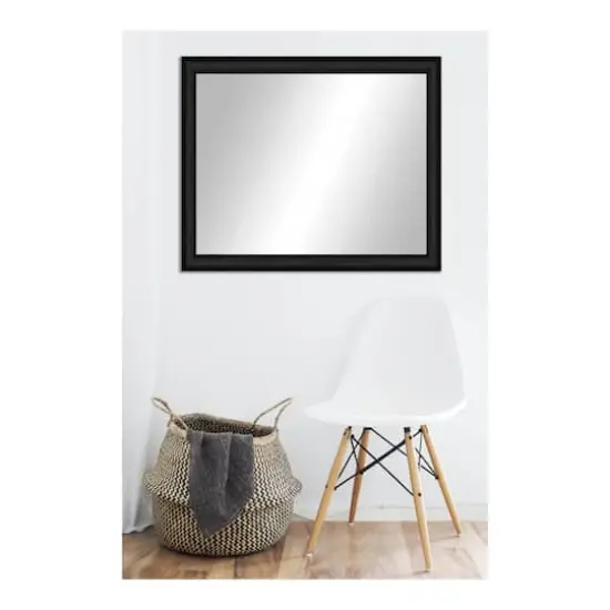 Timeless Frames&reg; Jude Black 24" x 30" Framed Mirror {4}