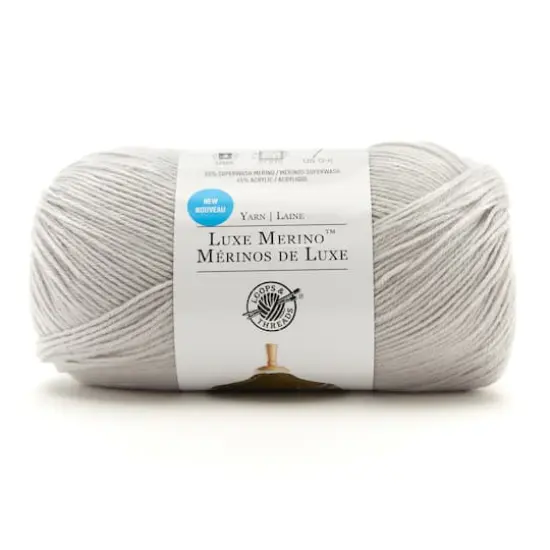 Luxe Merino&trade; Solid Yarn by Loops & Threads&reg; Blue Dawn {1}