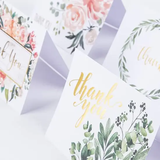 Floral Thank You Cards & Envelopes by Recollections™, 4.25" x 5.5" {7}