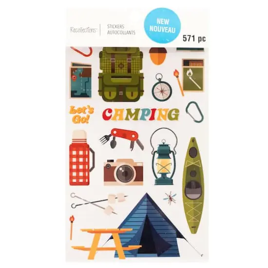 Camping Stickers by Recollections&trade; {4}